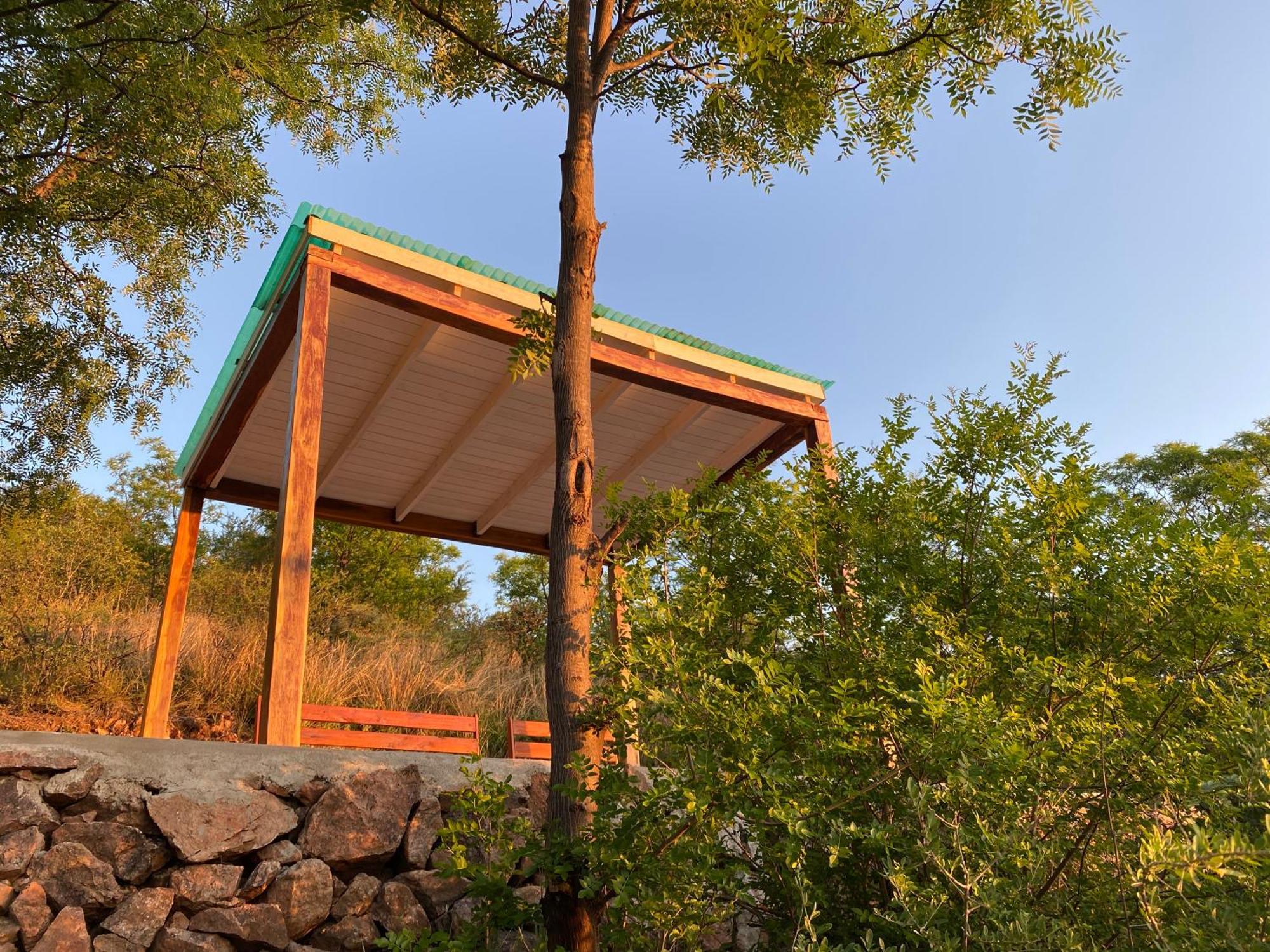Casa Con Piscina Y Mirador Privado En San Marcos Sierras Villa Luaran gambar
